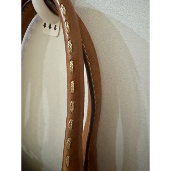 Coach Heritage Bleaker Canvas 1941 Carriage Leatherworks Tote Stripe tattersall - Picture 13 of 16